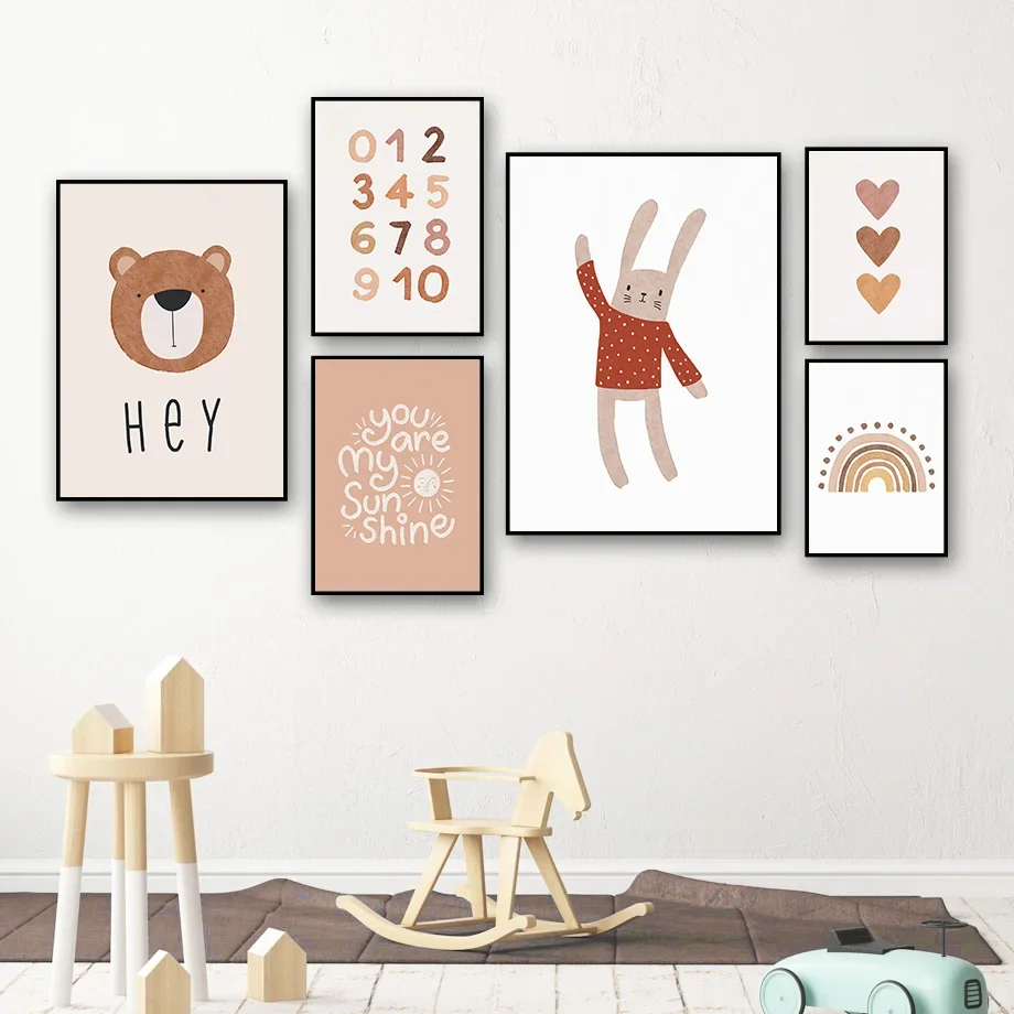 Baby Nursery Themes - 1PC--Nordic Style Cute Cartoon Bear with