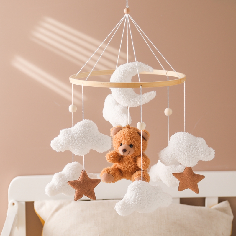 Crib Mobile Musical - Teddy Bear Crib Mobile – 360°