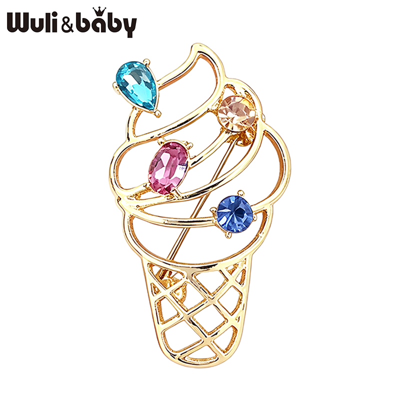Baby Food Processor - Wuli&baby Cute Ice Cream Cone Brooches