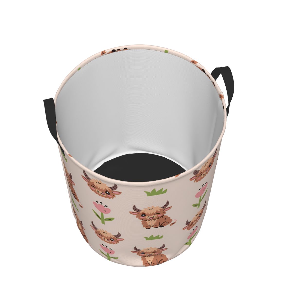 Cute Baby Highland Cows Laundr - Baby Nursery Laundry Basket 评论和价格