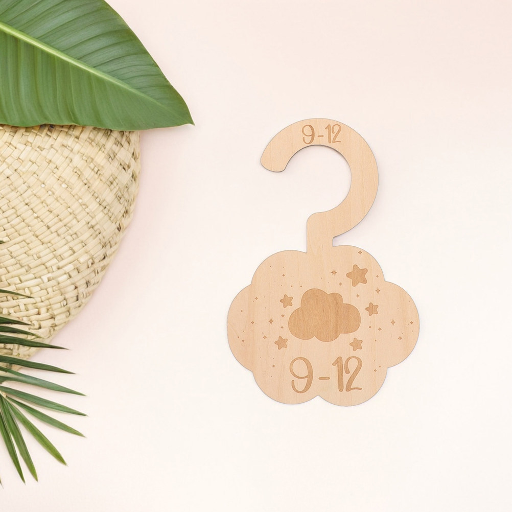 14Pcs Wooden Nursery Clothes D - Baby Nursery Themes 评论和价格