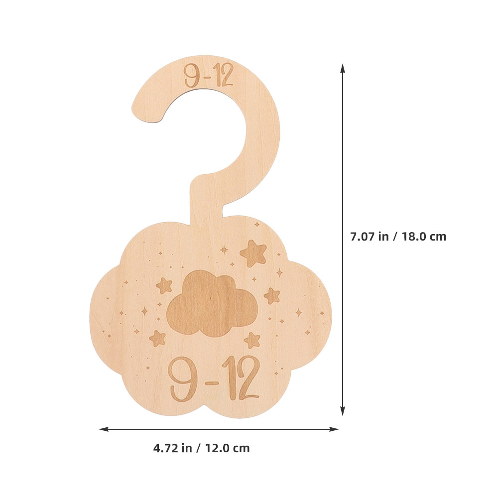 14Pcs Wooden Nursery Clothes D - Baby Nursery Themes 评论和价格