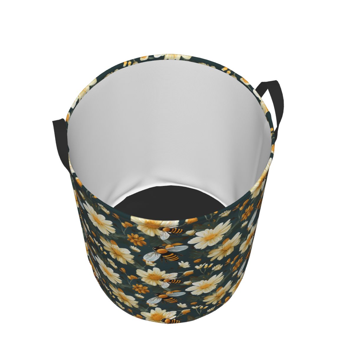 Honeycomb And Bee Pattern Laun - Baby Nursery Laundry Basket 评论和价格