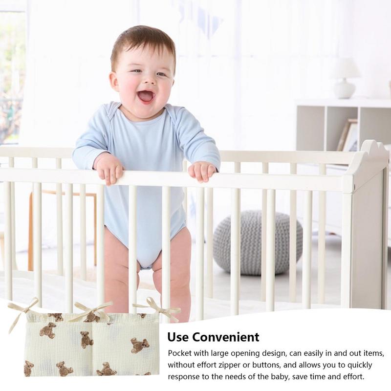 Baby Crib Organizer Cot Caddy  - Baby Nursery Toy 评论和价格