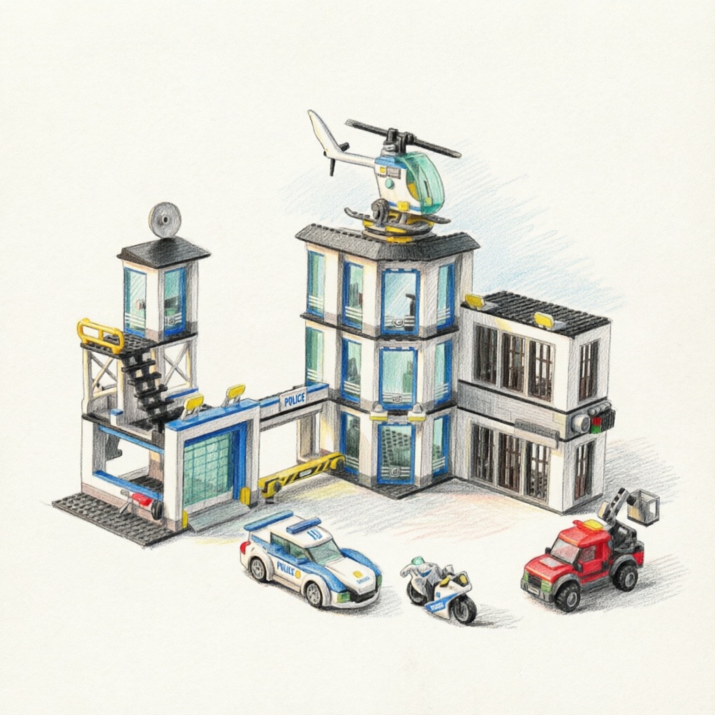 Special Police Station Militar - Lego Set Creator 评论和价格