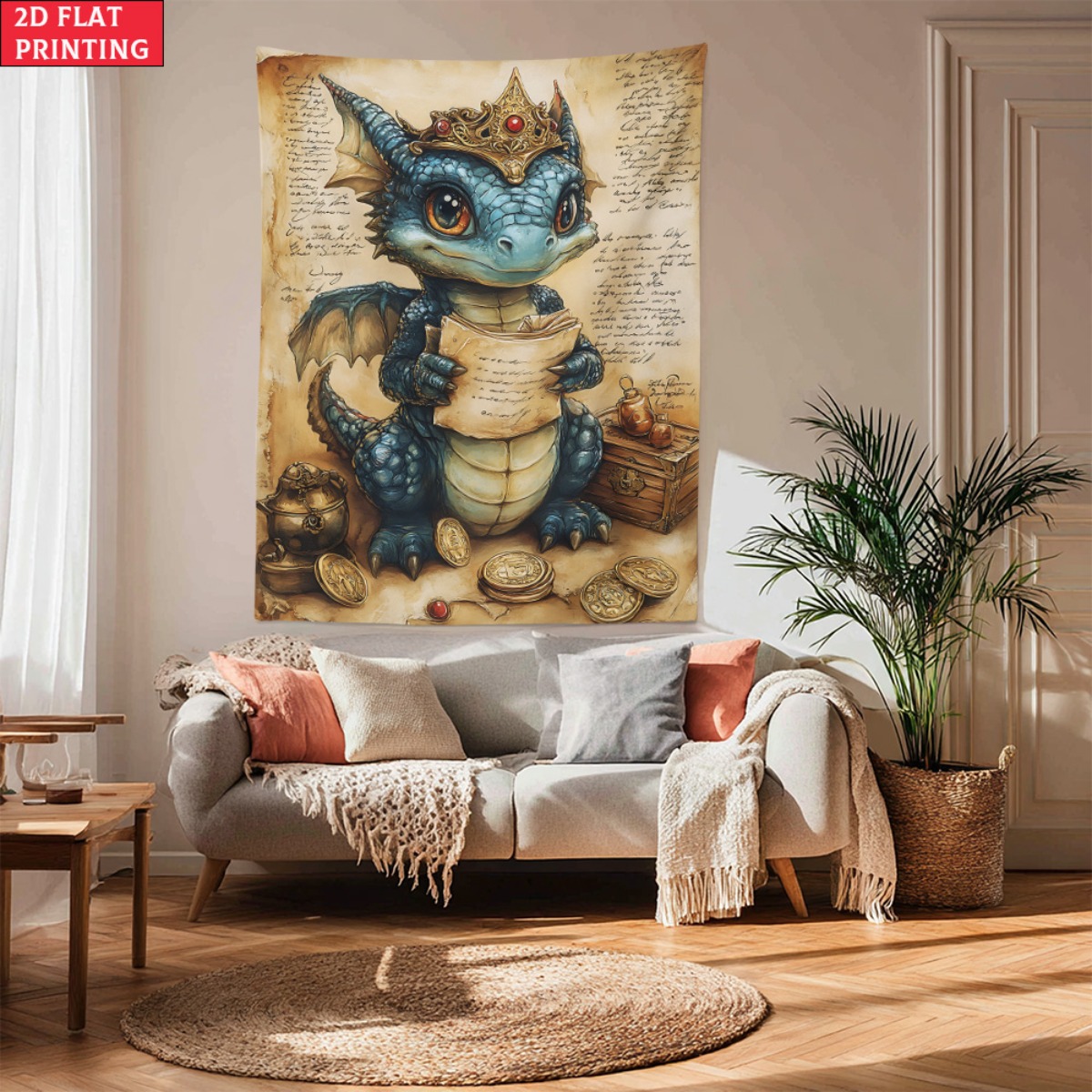 Dragon baby crown treasure fan - Baby Nursery Hanging Decor 评论和价格