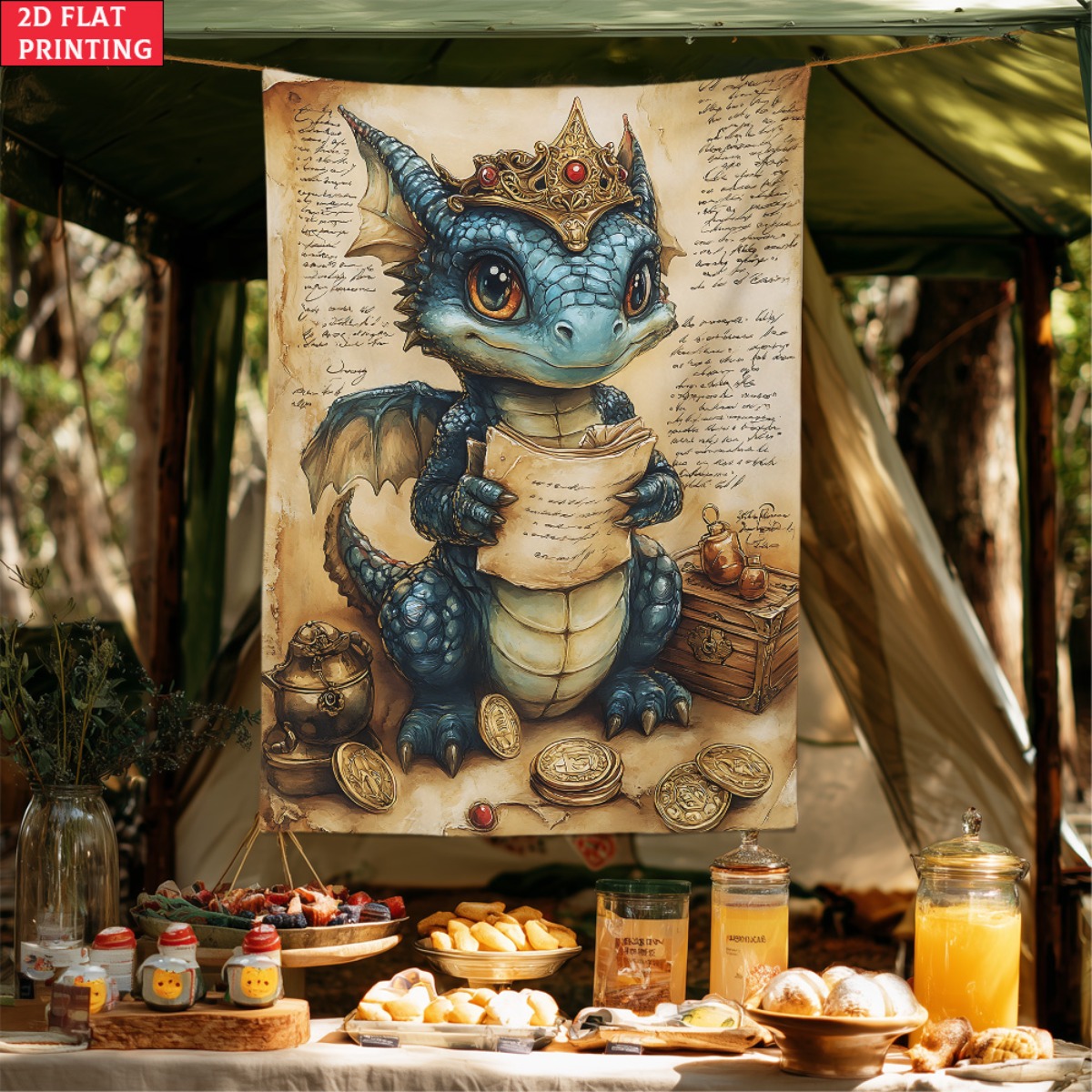 Dragon baby crown treasure fan - Baby Nursery Hanging Decor 评论和价格