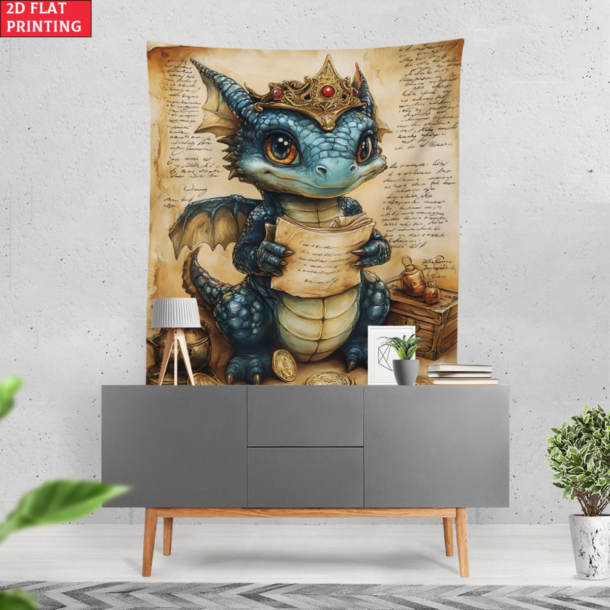 Dragon baby crown treasure fan - Baby Nursery Hanging Decor 评论和价格