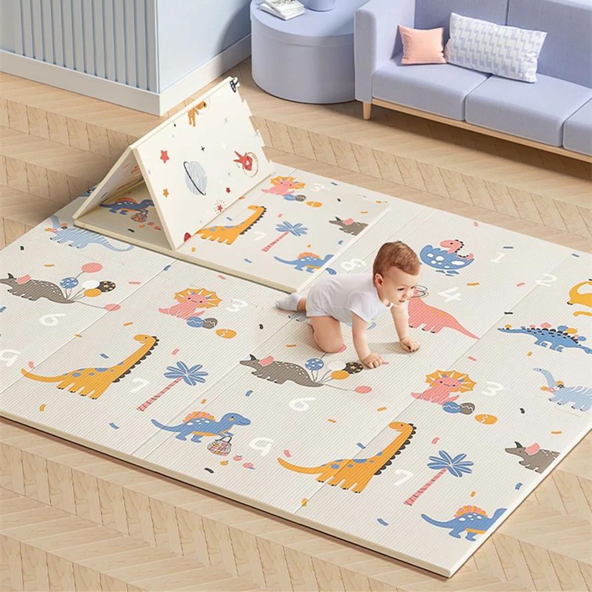 Non-Toxic Educational Foldable - Baby Nursery Mat 评论和价格