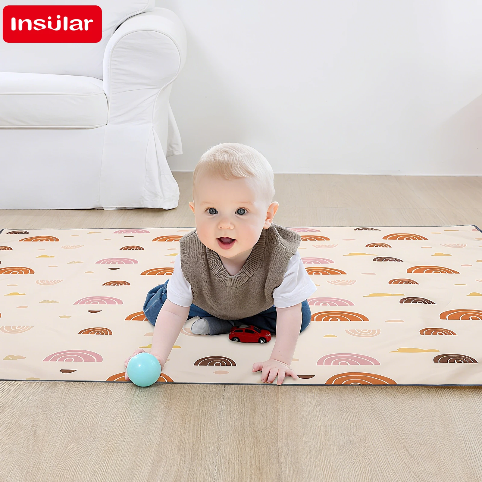 INSULAR Kids Educational Mattr - Baby Nursery Mat 评论和价格