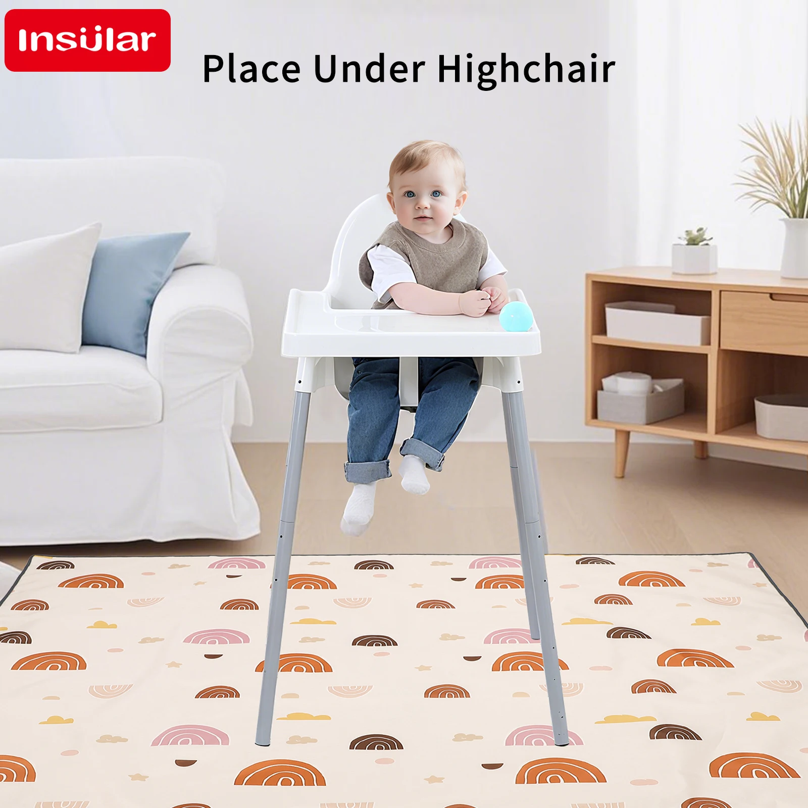 INSULAR Kids Educational Mattr - Baby Nursery Mat 评论和价格