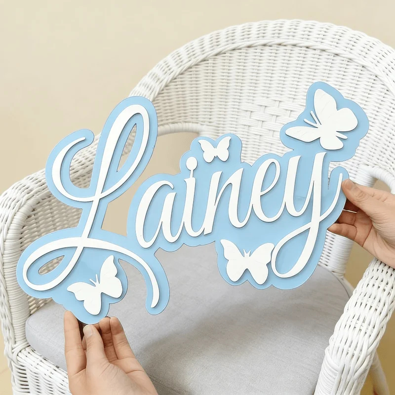 Personalized Baby Name Plaque, - Baby Nursery Toy 评论和价格