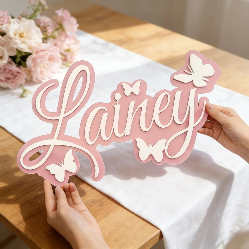 Personalized Baby Name Plaque, - Baby Nursery Toy 评论和价格