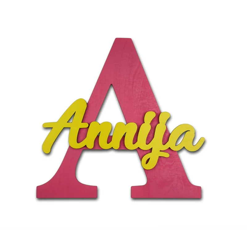 Wooden Letters, Baby Nursery W - Baby Nursery Hanging Decor 评论和价格