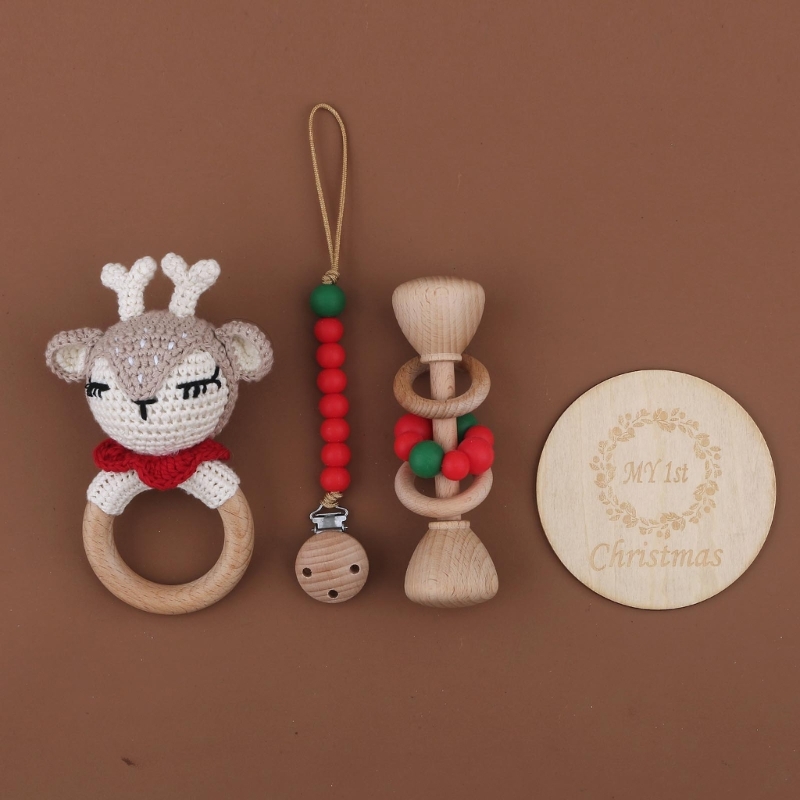 1 Set Crochet Bunny Baby Rattl - Crib Mobile Musical 评论和价格