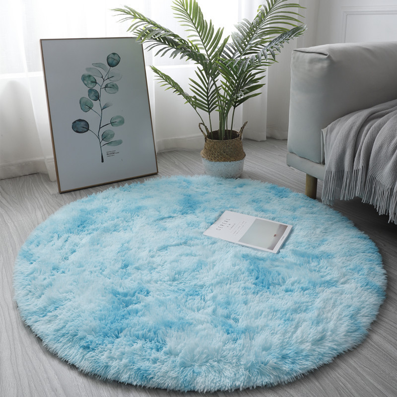 Super Soft Fluffy Round Rug Pl - Baby Nursery Mat 评论和价格