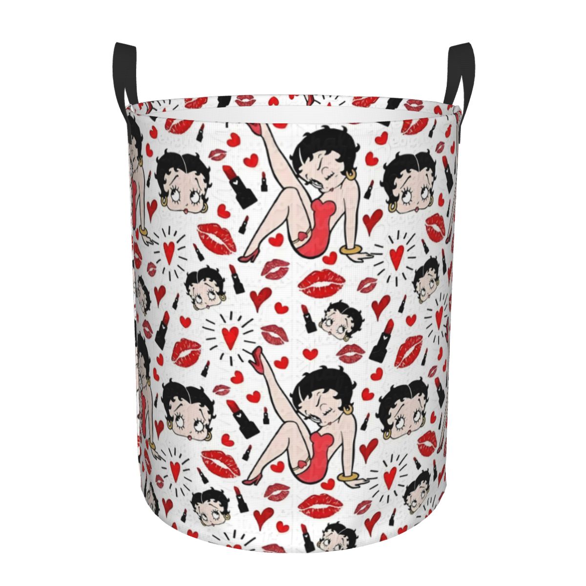 Cartoon Girl B-Boop Laundry Ba - Baby Nursery Laundry Basket 评论和价格