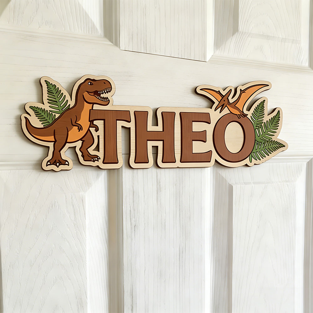 Personalized Dinosaur Name Sig - Baby Nursery Toy 评论和价格