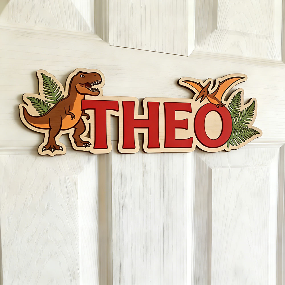 Personalized Dinosaur Name Sig - Baby Nursery Toy 评论和价格