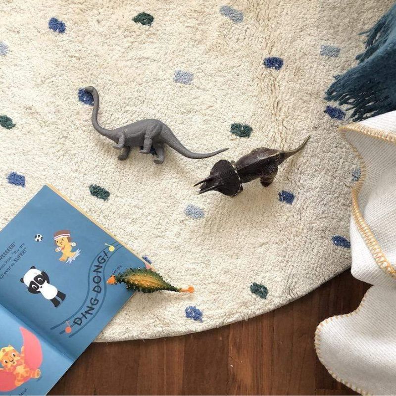 Dot Fluffy Carpet Living Room  - Baby Nursery Mat 评论和价格