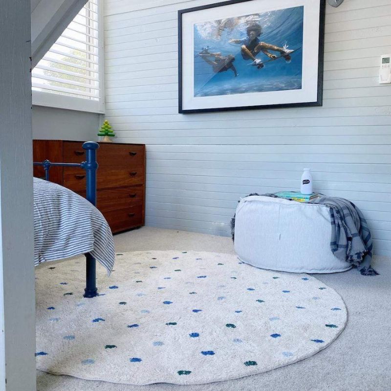 Dot Fluffy Carpet Living Room  - Baby Nursery Mat 评论和价格