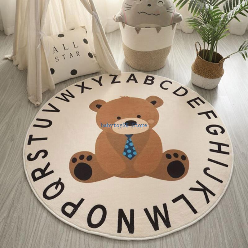 Y4UD Cartoon Animal Print Baby - Baby Nursery Mat 评论和价格
