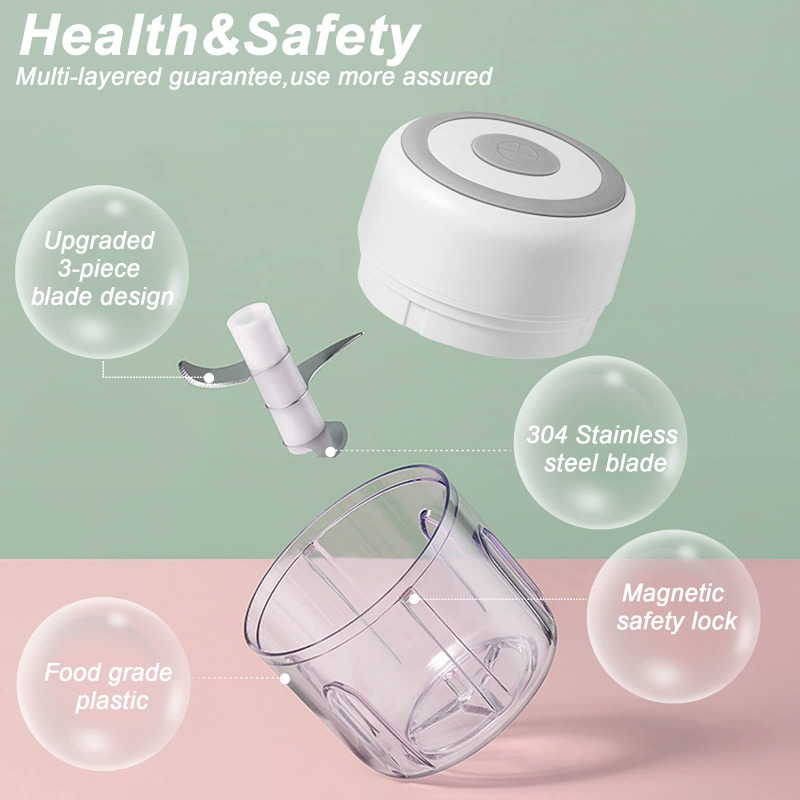 250ML Electric Garlic Grinder  - Baby Food Processor 评论和价格