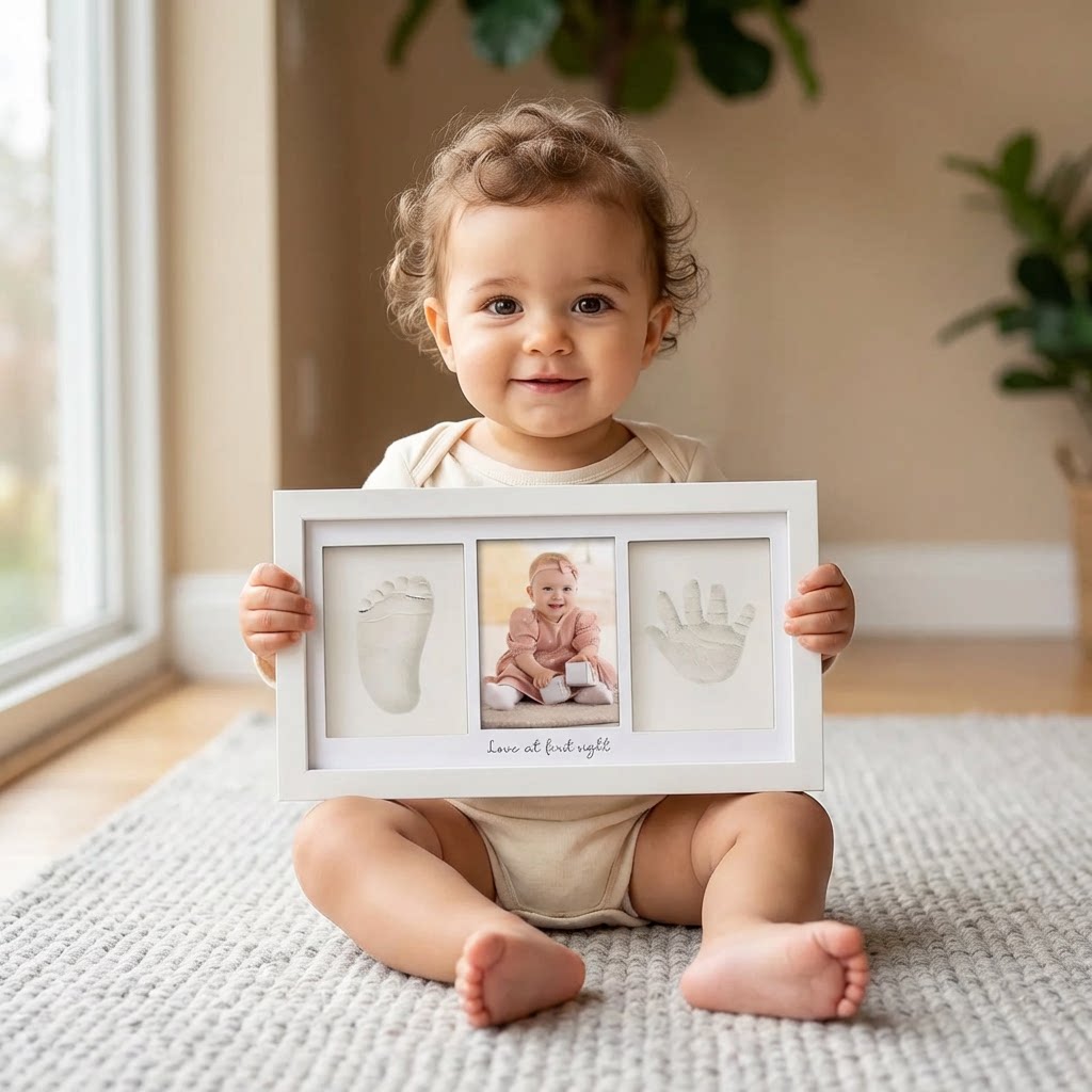 Baby Handprint Footprint Clay  - Baby Nursery Images 评论和价格
