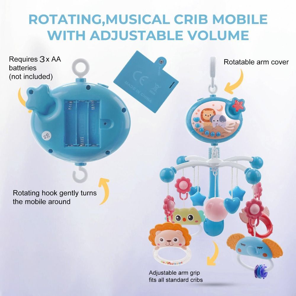 Easy Installation Music Crib P - Crib Mobile Musical 评论和价格