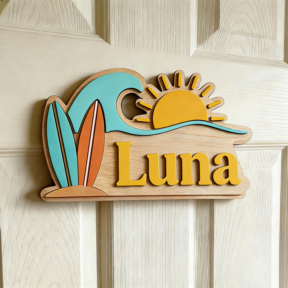 Custom Beach Wave Surfboard Su - Baby Nursery Toy 评论和价格