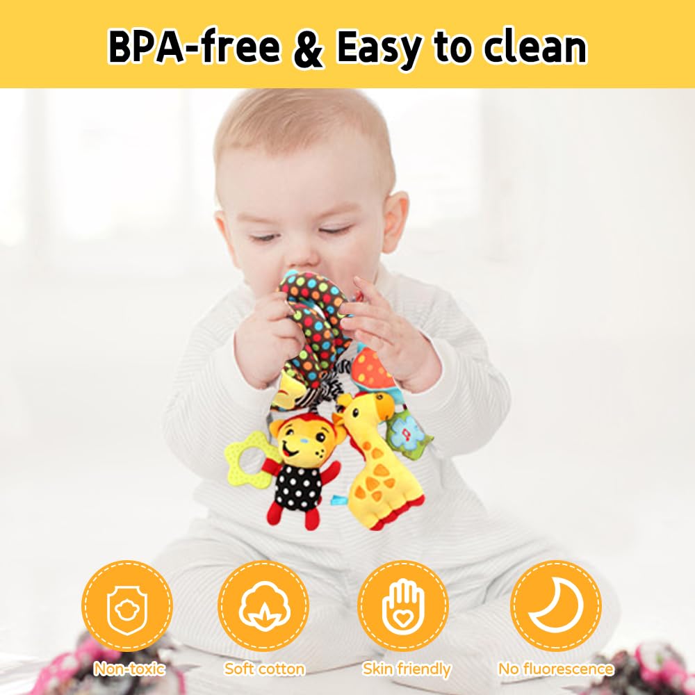 Baby Car Seat Stroller Spiral  - Crib Mobile Musical 评论和价格