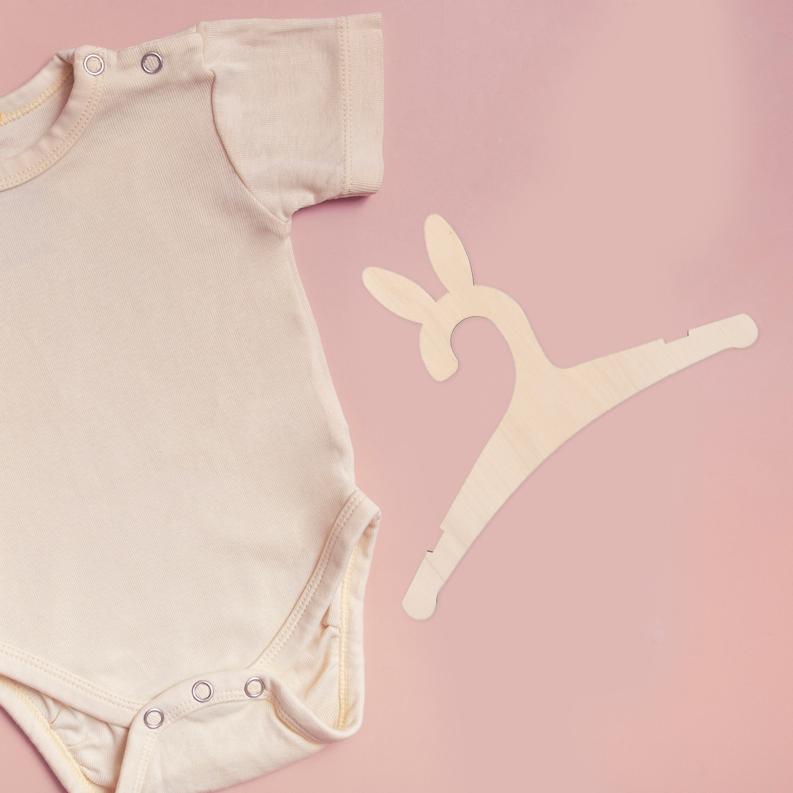 5Pcs DIY Wooden Baby Clothes H - Baby Nursery Themes 评论和价格